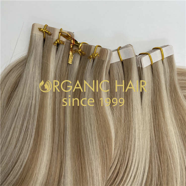 100% human hair extensions tape in Wholesale-M6